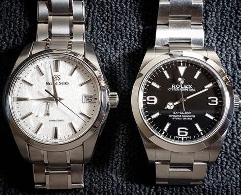 grand seiko vs rolex explorer|grand seiko snowflake vs rolex.